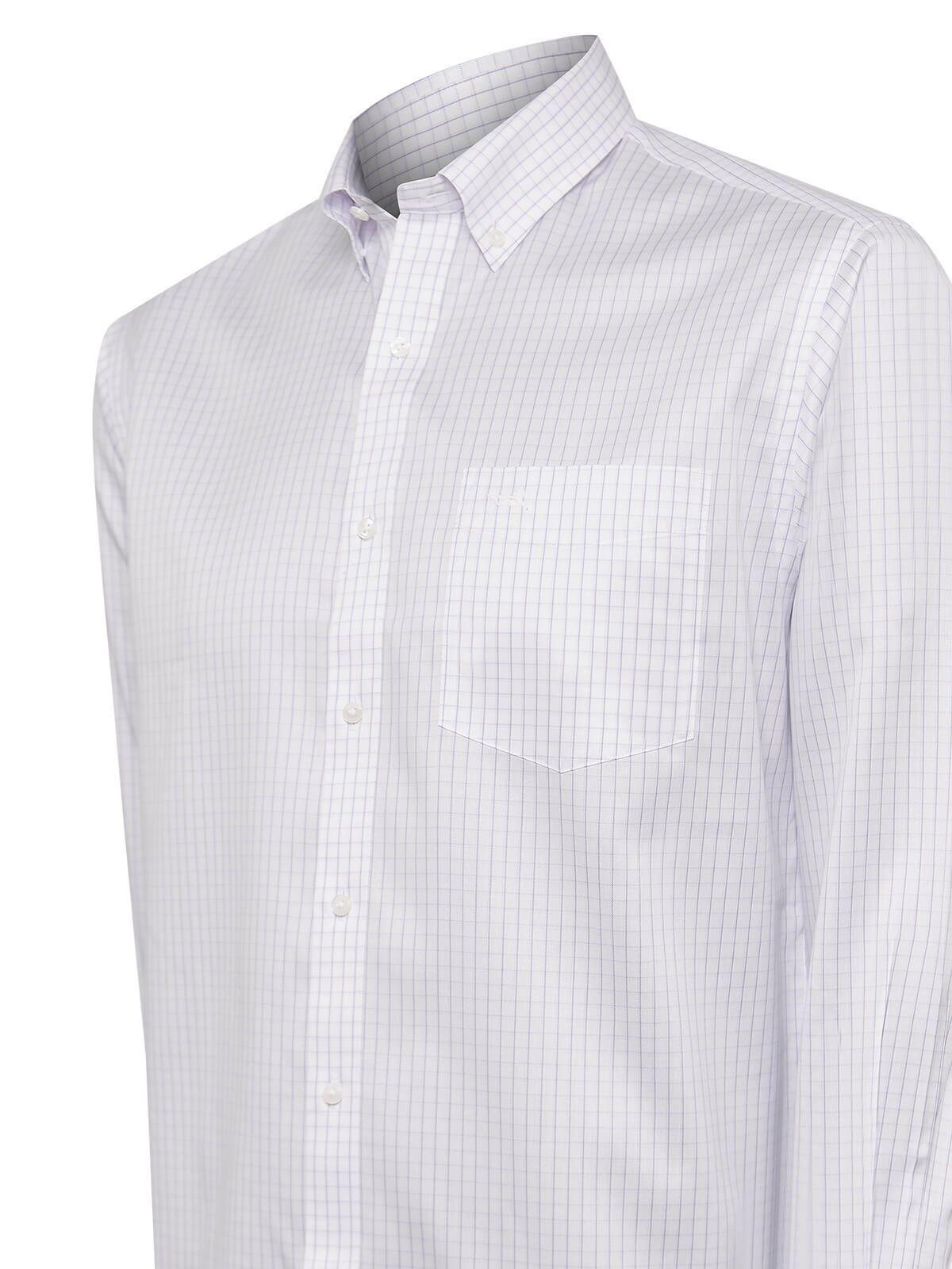 Camisa Hombre Cuello Button-Down WF Blanco-4