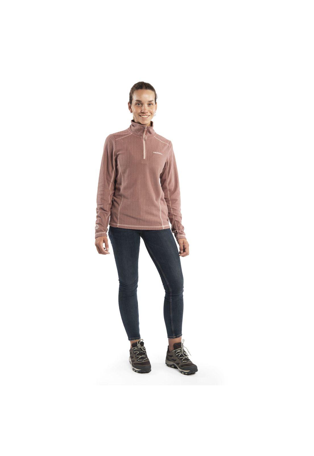 Polerón Mujer M Ezzy Sweatshirt Coral-4