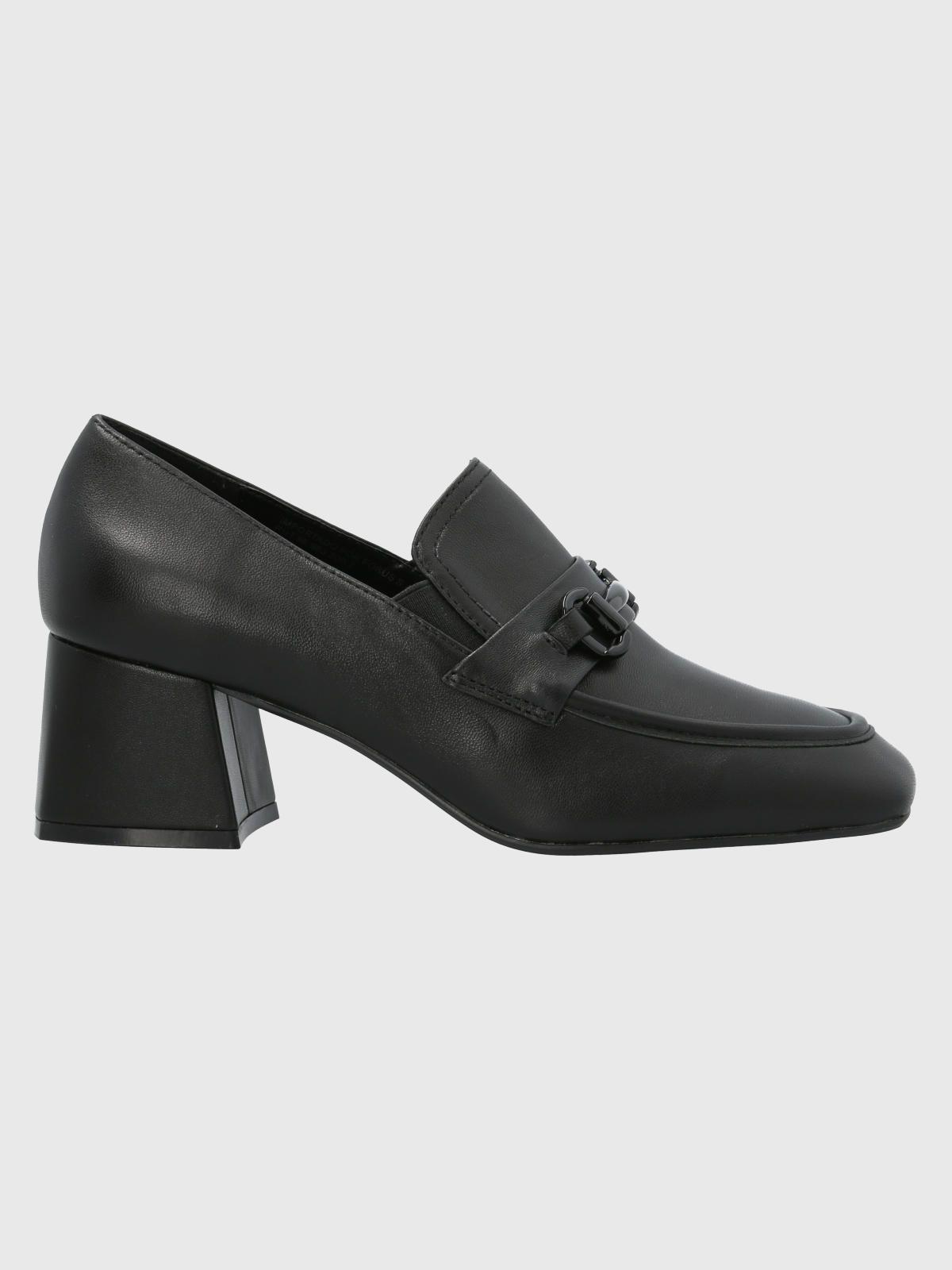 Zapato Cuero Mujer Zara Negro-1