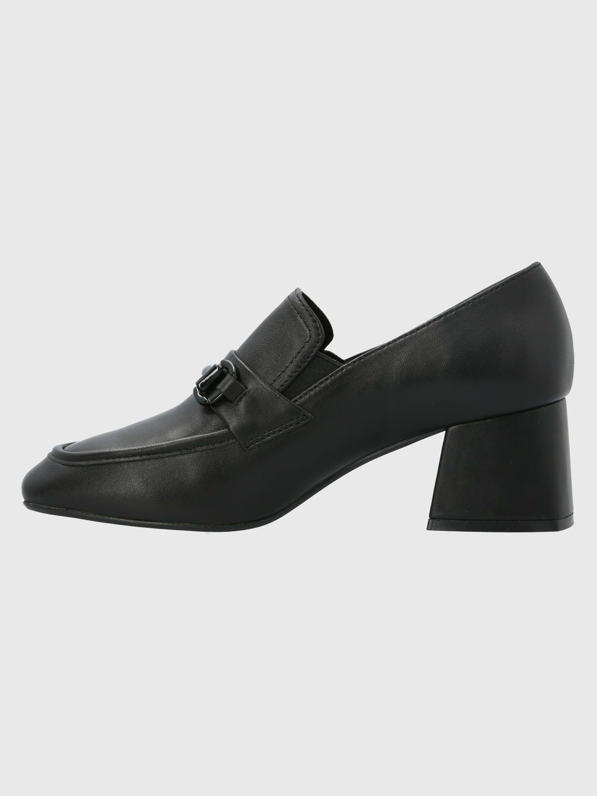 Zapato Cuero Mujer Zara Negro-4