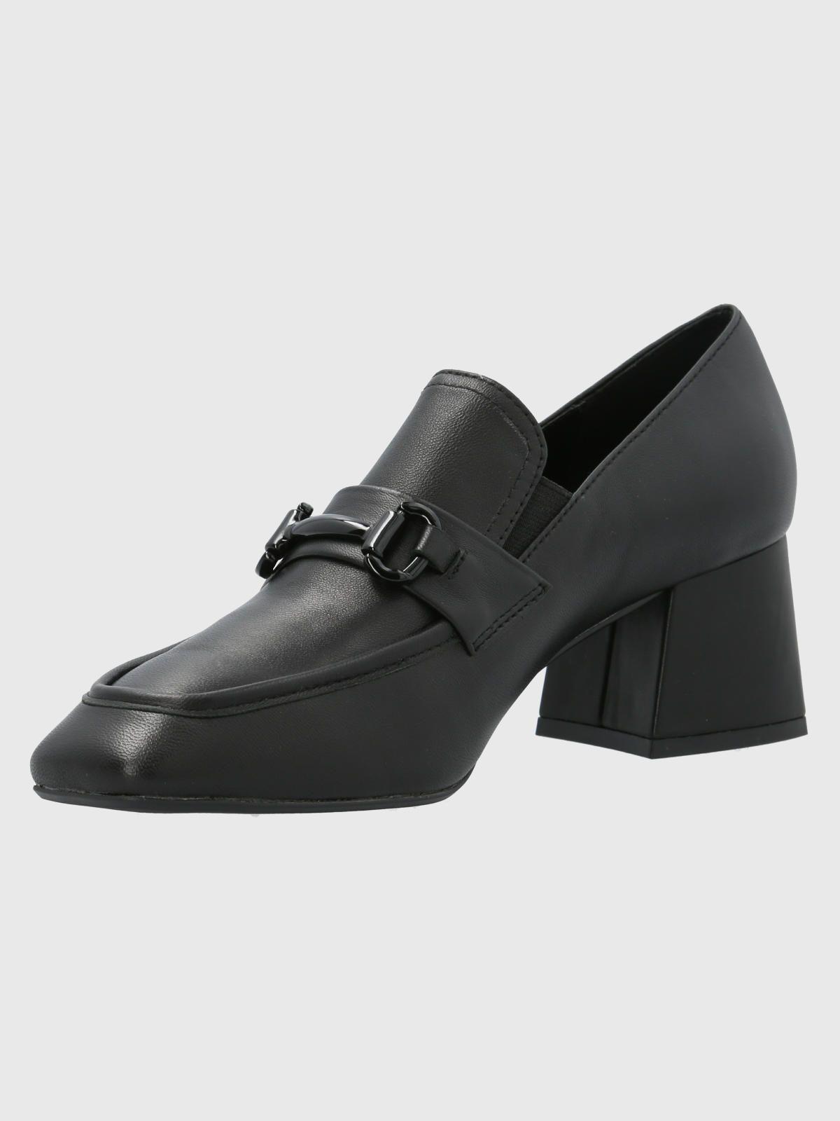 Zapato Cuero Mujer Zara Negro-5