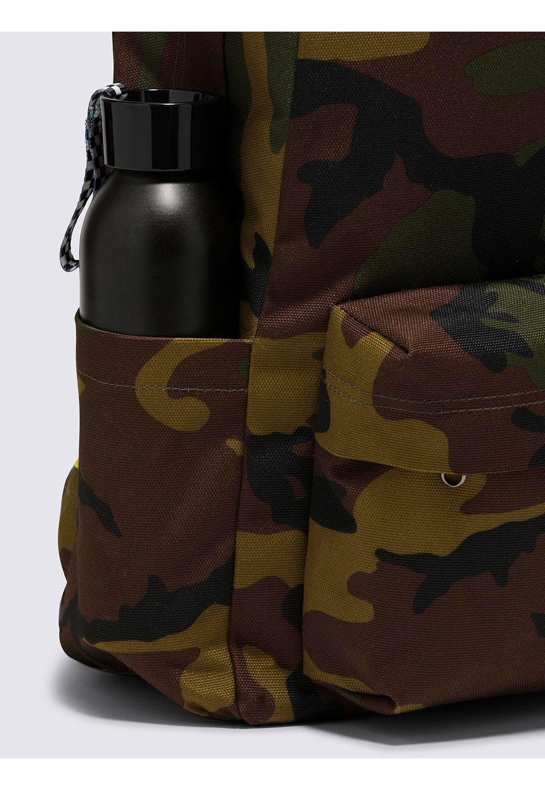 Mochila Unisex Old Skool Verde Militar-1