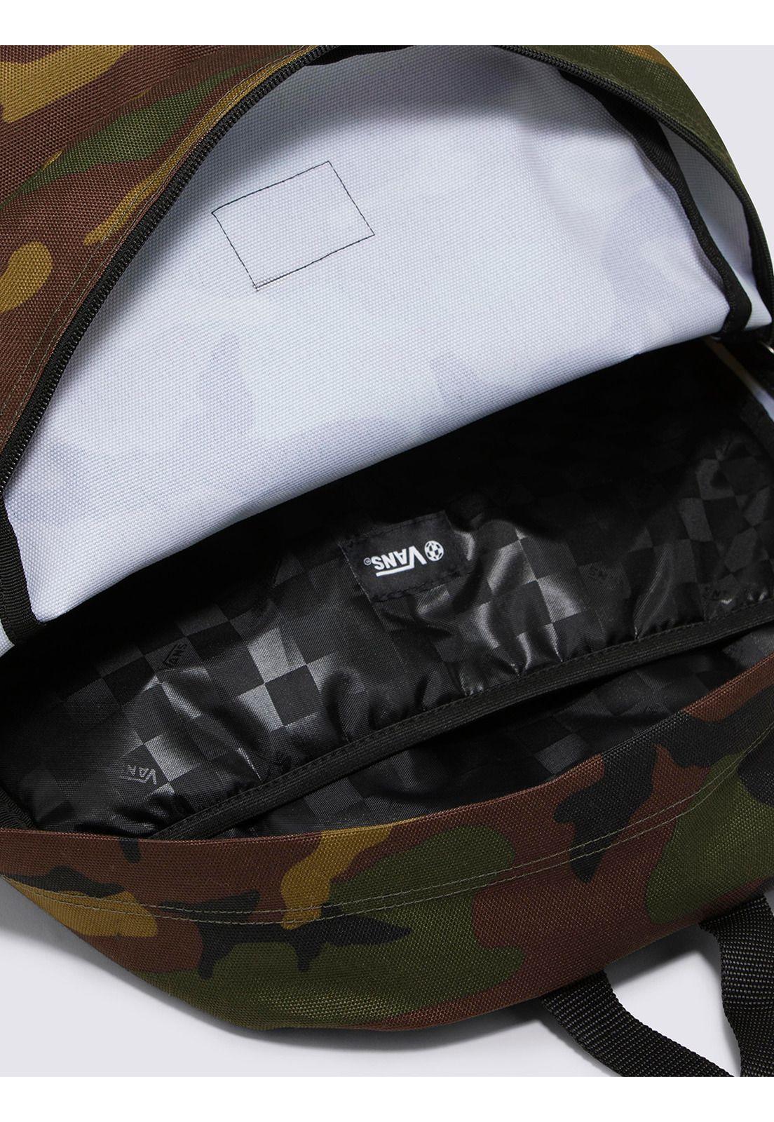 Mochila Unisex Old Skool Verde Militar-3