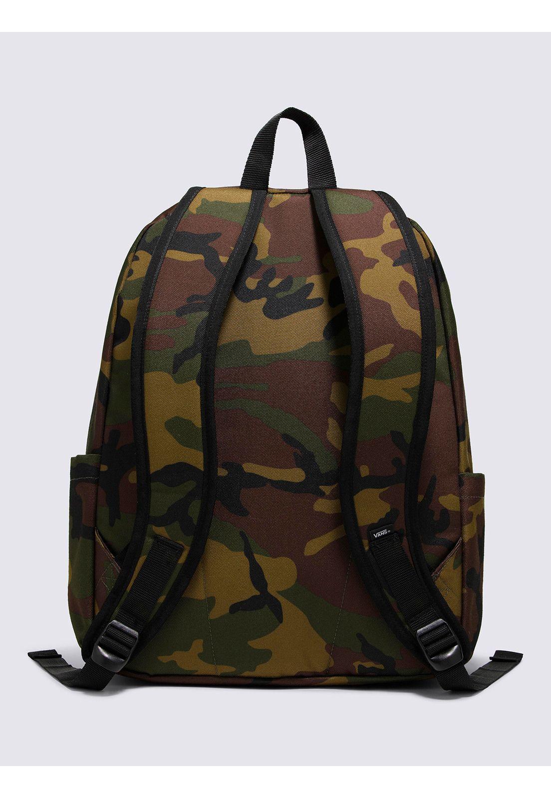 Mochila Unisex Old Skool Verde Militar-5