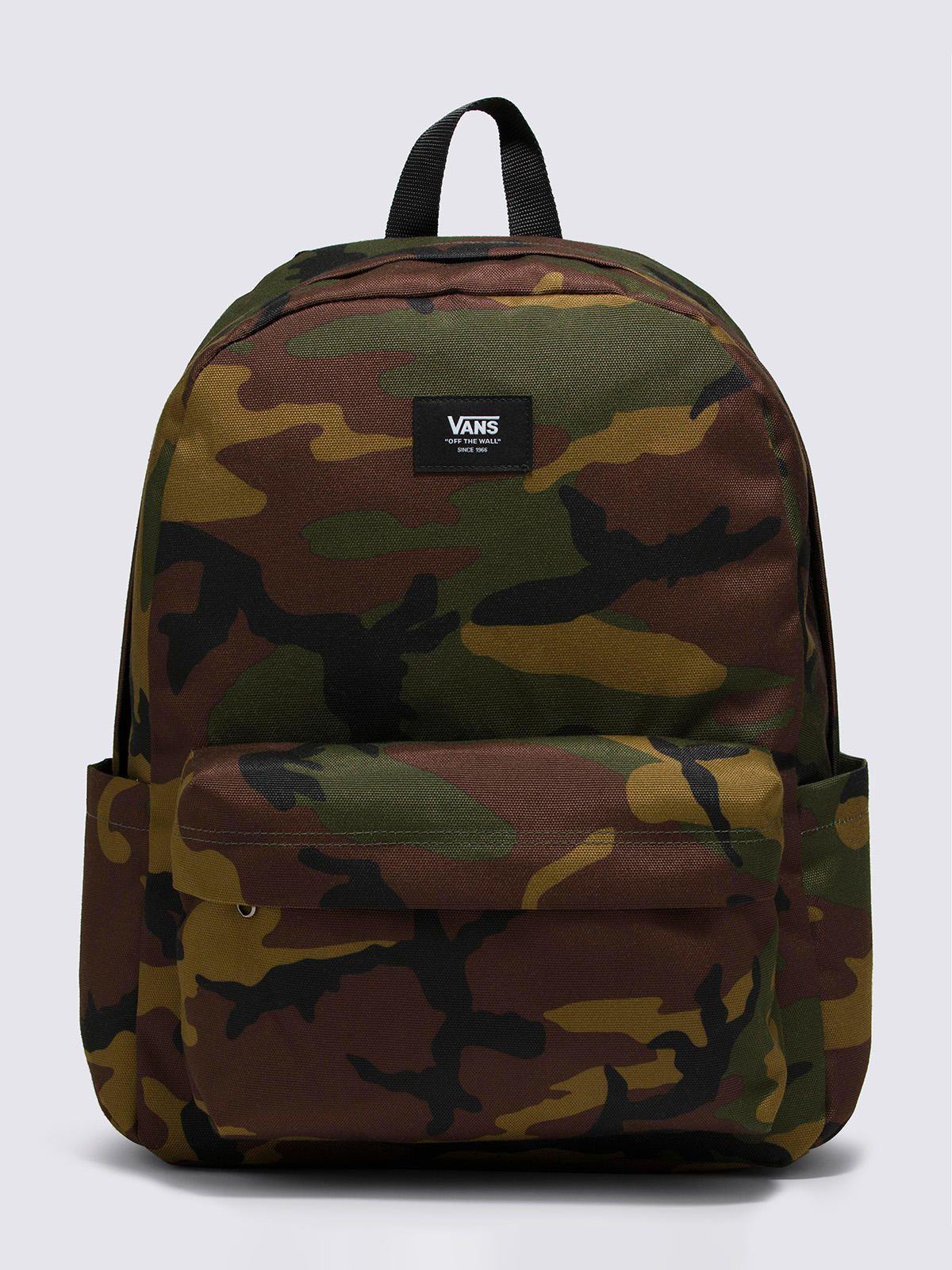 Mochila Unisex Old Skool Verde Militar-0