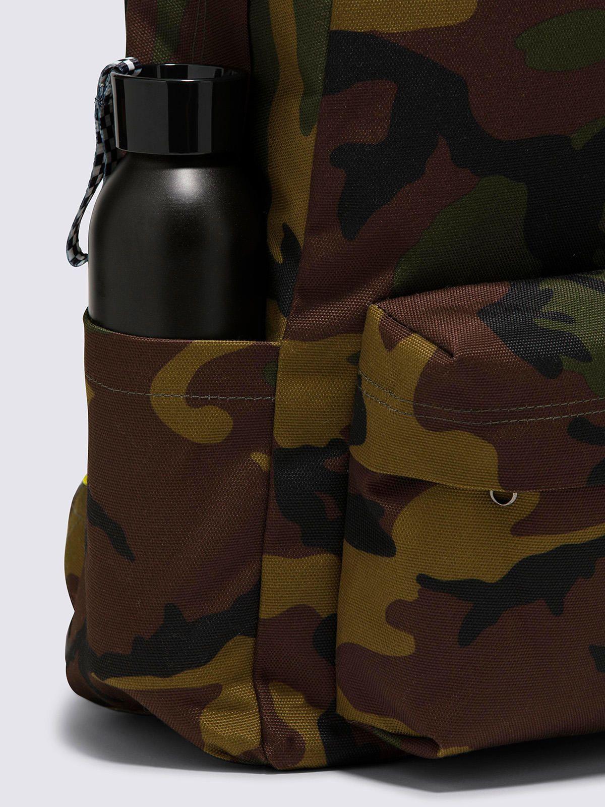 Mochila Unisex Old Skool Verde Militar-1