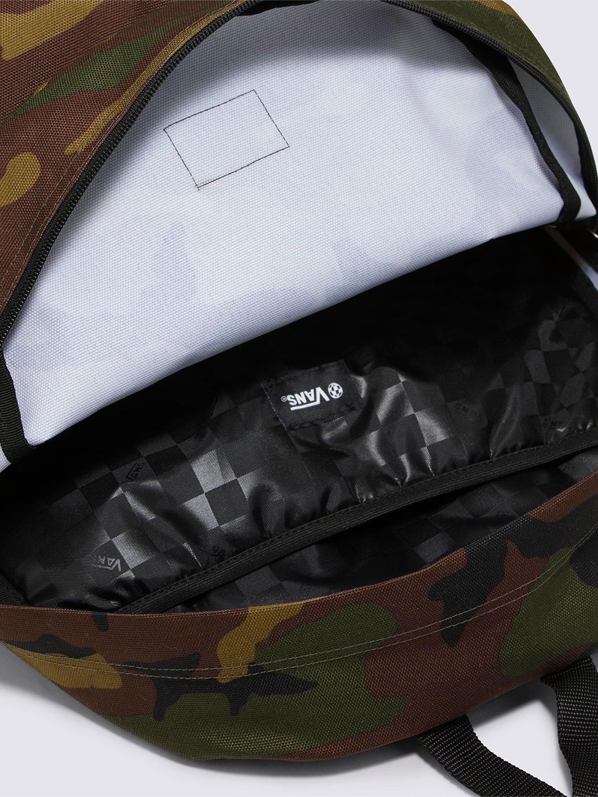 Mochila Unisex Old Skool Verde Militar-3