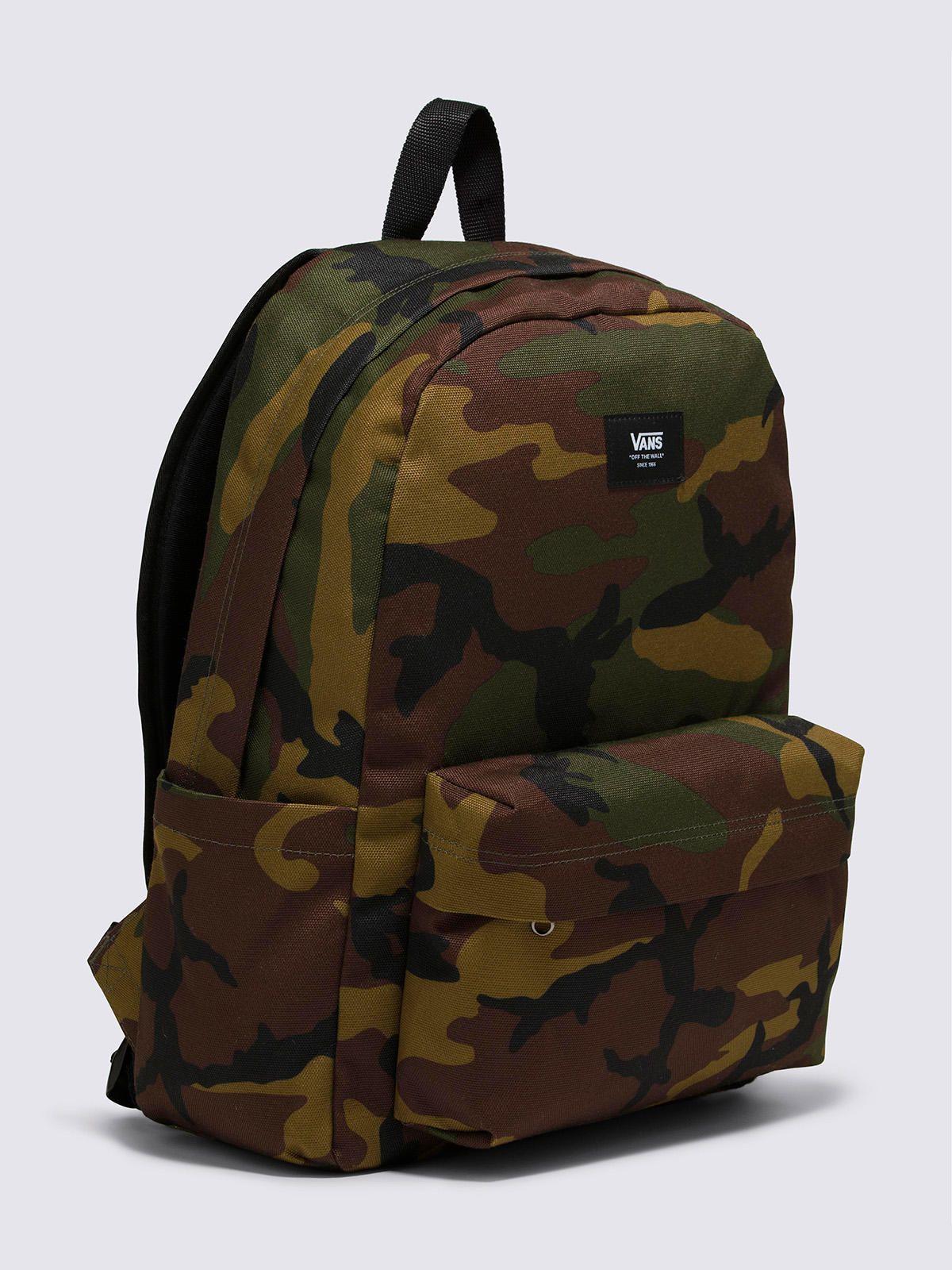Mochila Unisex Old Skool Verde Militar-4