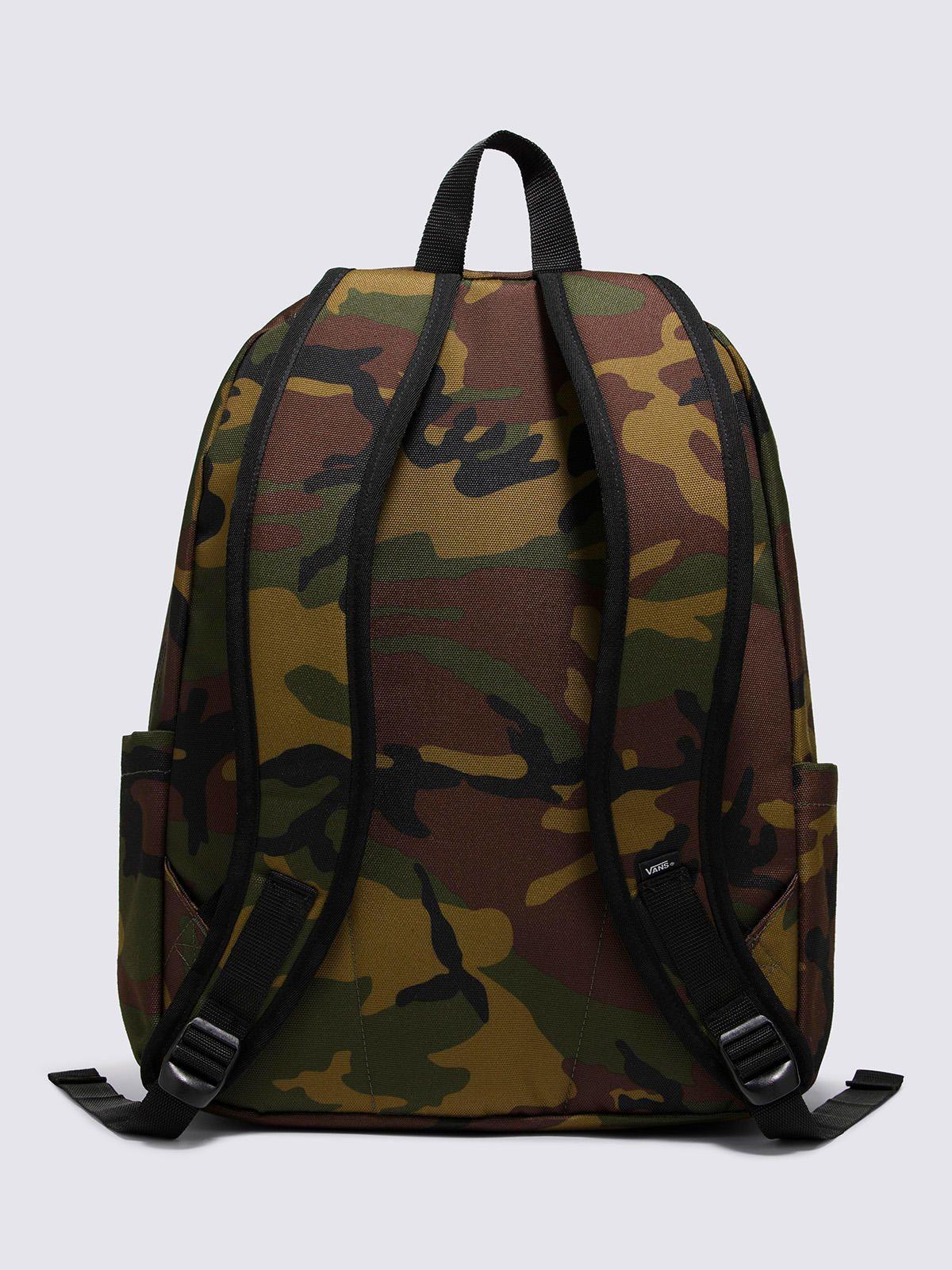 Mochila Unisex Old Skool Verde Militar-5