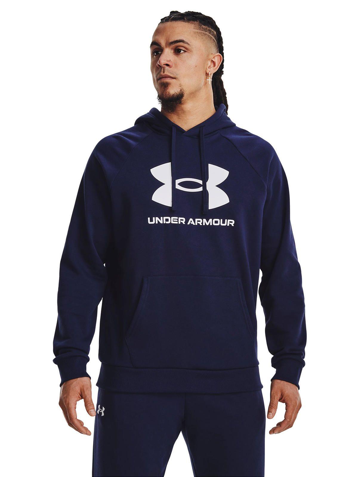 Polerón UA Rival para Hombre Azul Marino-3