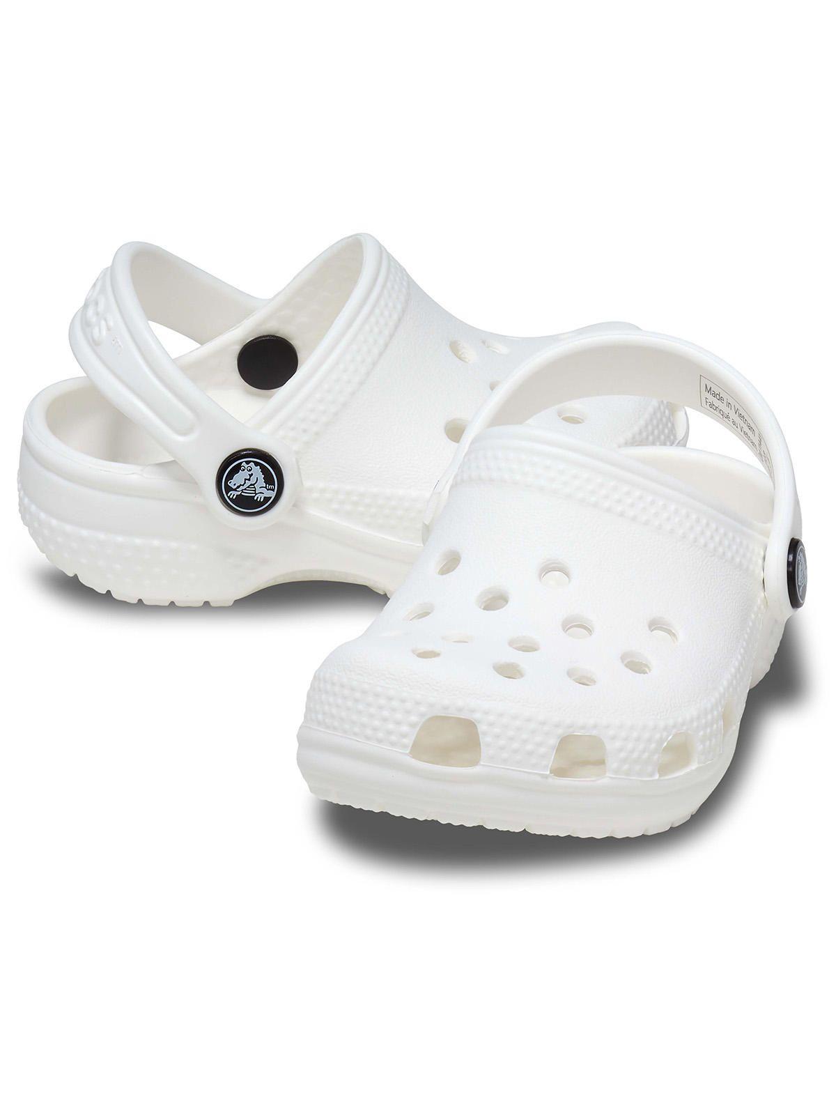 Zueco Crocs Niña Littles Blanco-3