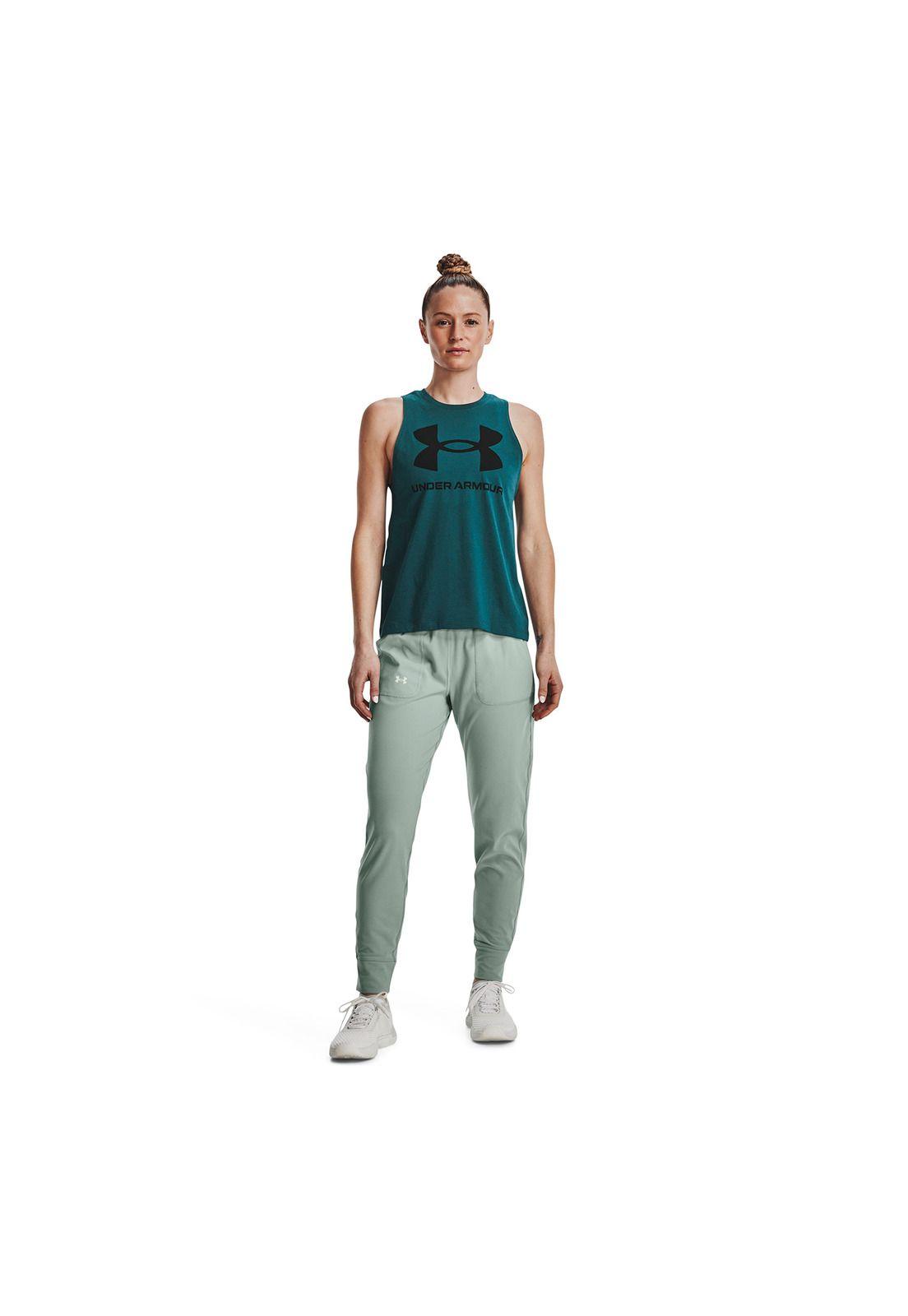 Polera SM Mujer Live Sportstyle Tank Verde-4