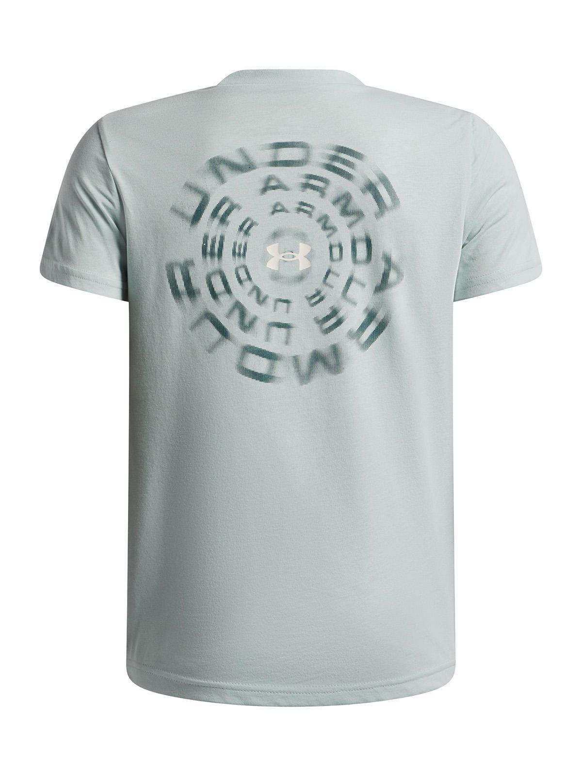 Polera M/C Niño B Wordmark Blur Ss Azul-1