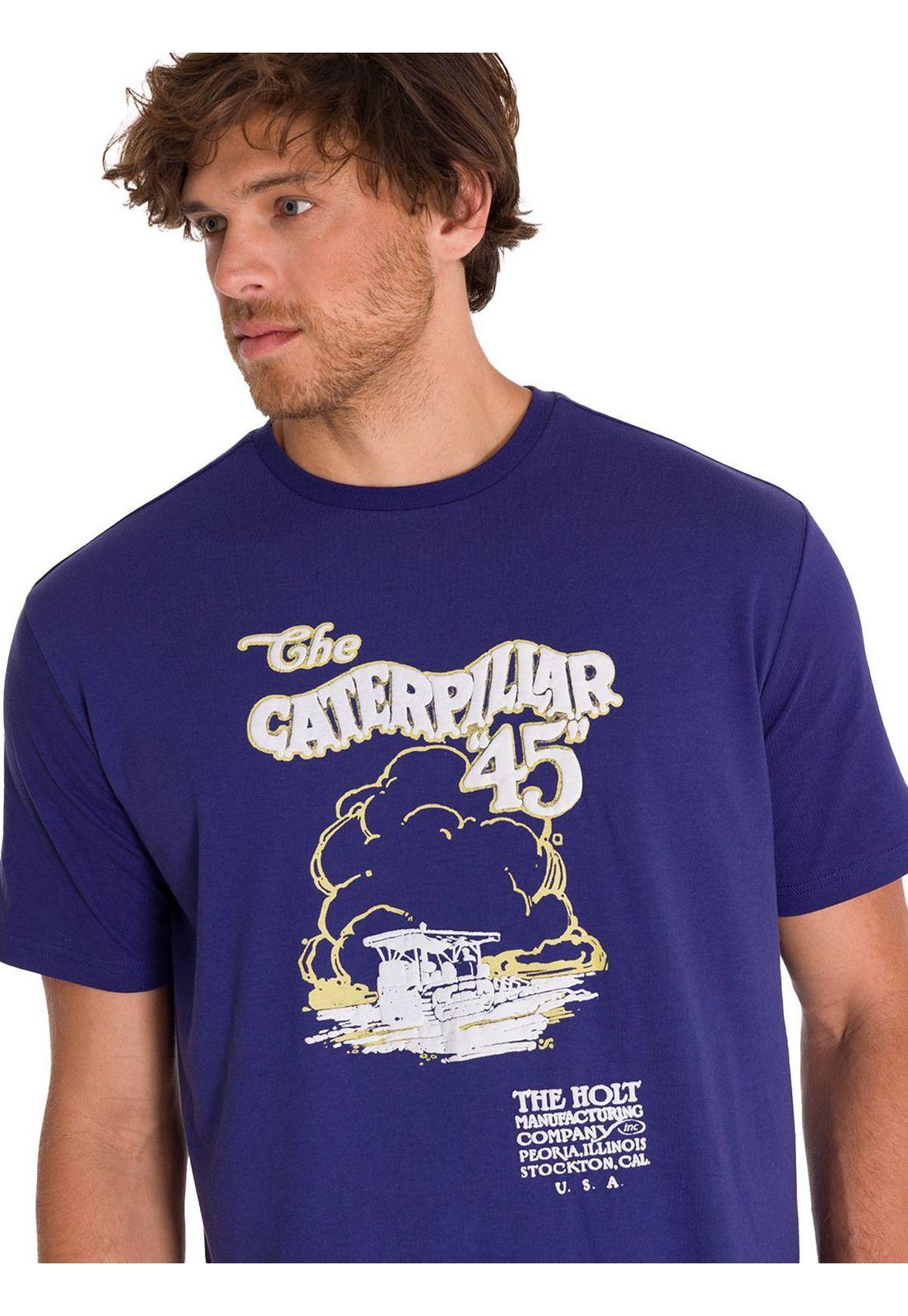 Polera Casual Projects Graphic 4 Hombre Indigo-4