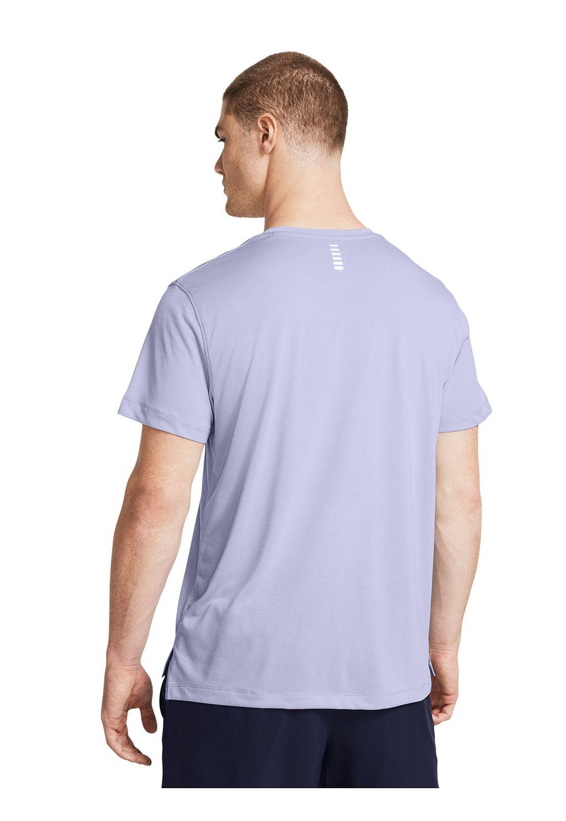 Polera Manga Corta UA Launch Hombre Morado-1