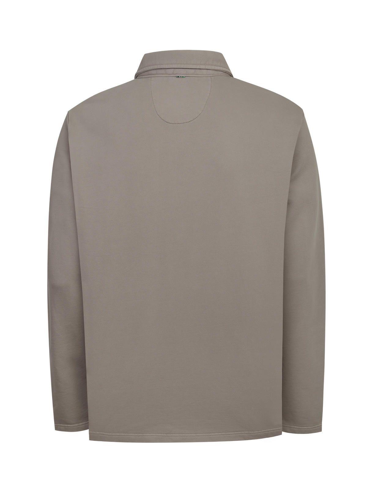 Polerón Algodón Orgánico Hombre Ceuta Gris-1