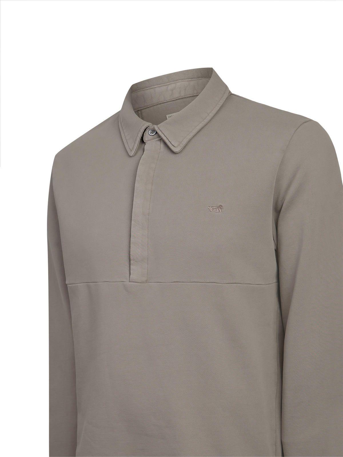 Polerón Algodón Orgánico Hombre Ceuta Gris-3