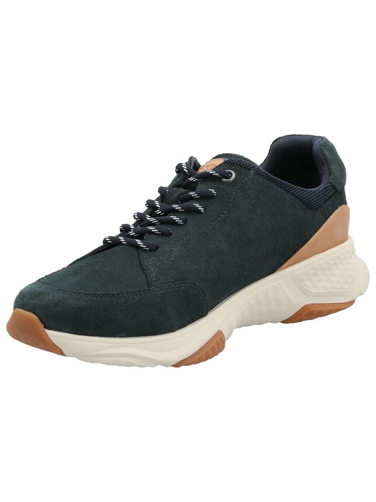 Zapatilla Cuero Hombre Joar Azul-4