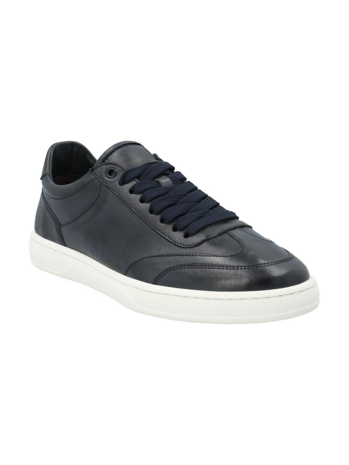 Zapatilla Cuero Hombre Lagos Azul-1