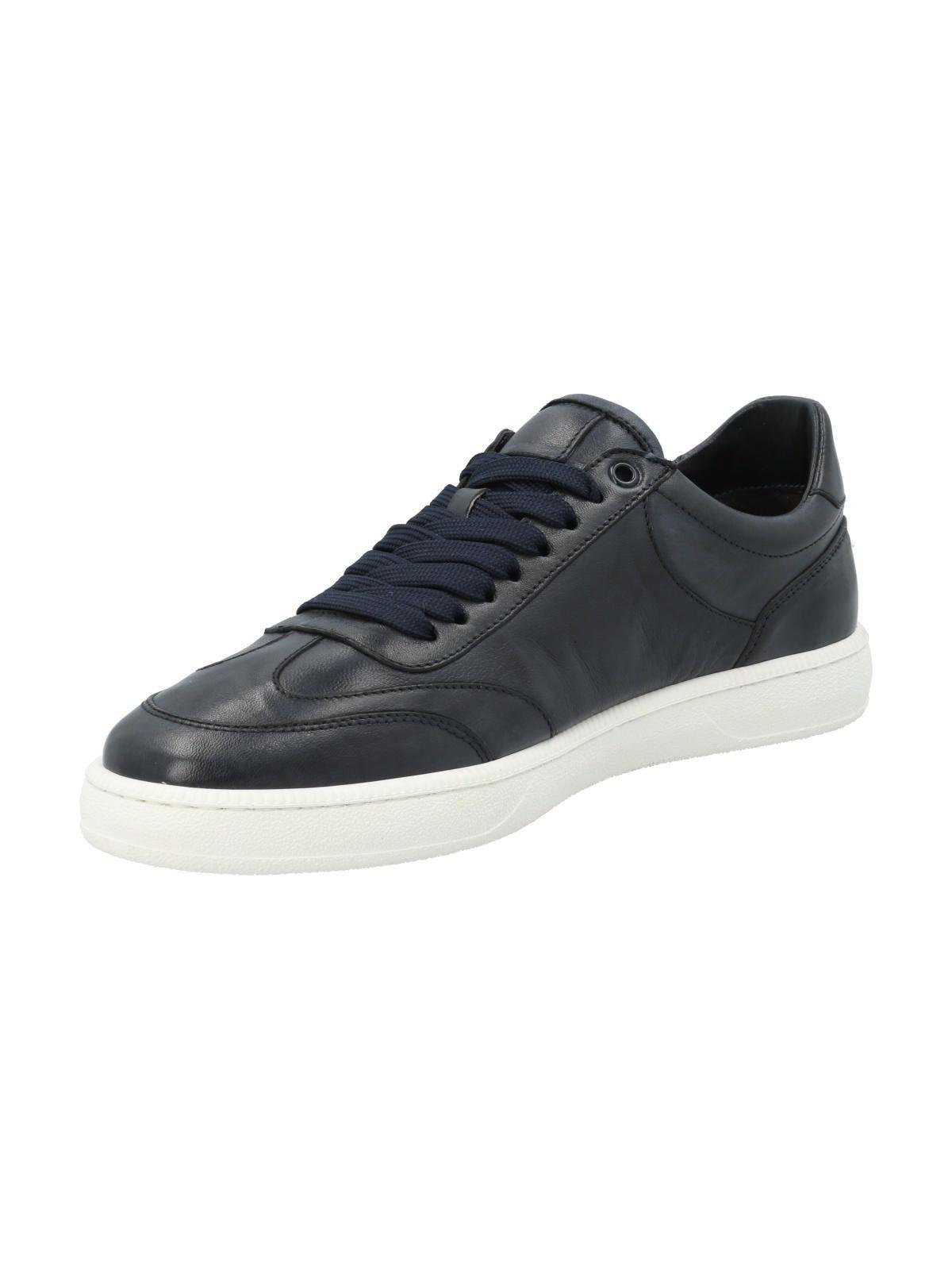 Zapatilla Cuero Hombre Lagos Azul-4