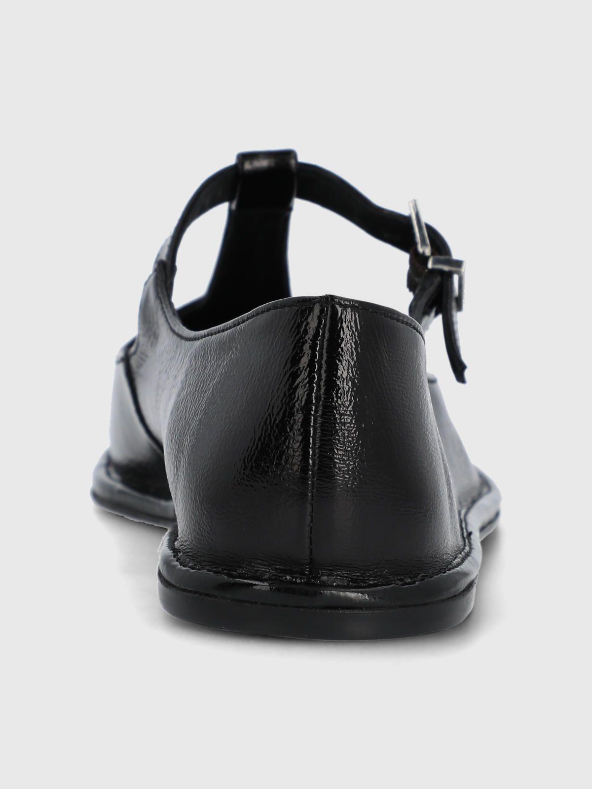 Ballerina Cuero Mujer Merly Negra-6