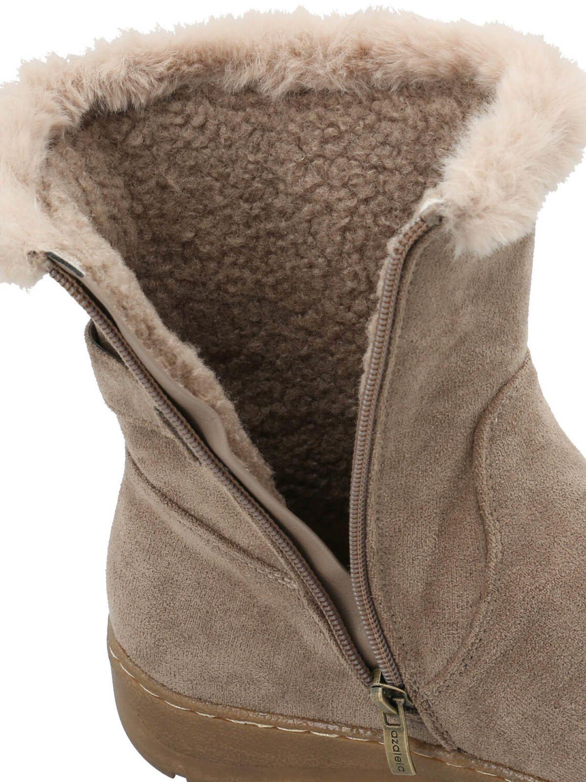 Botín Mirandes Mujer Taupe-8