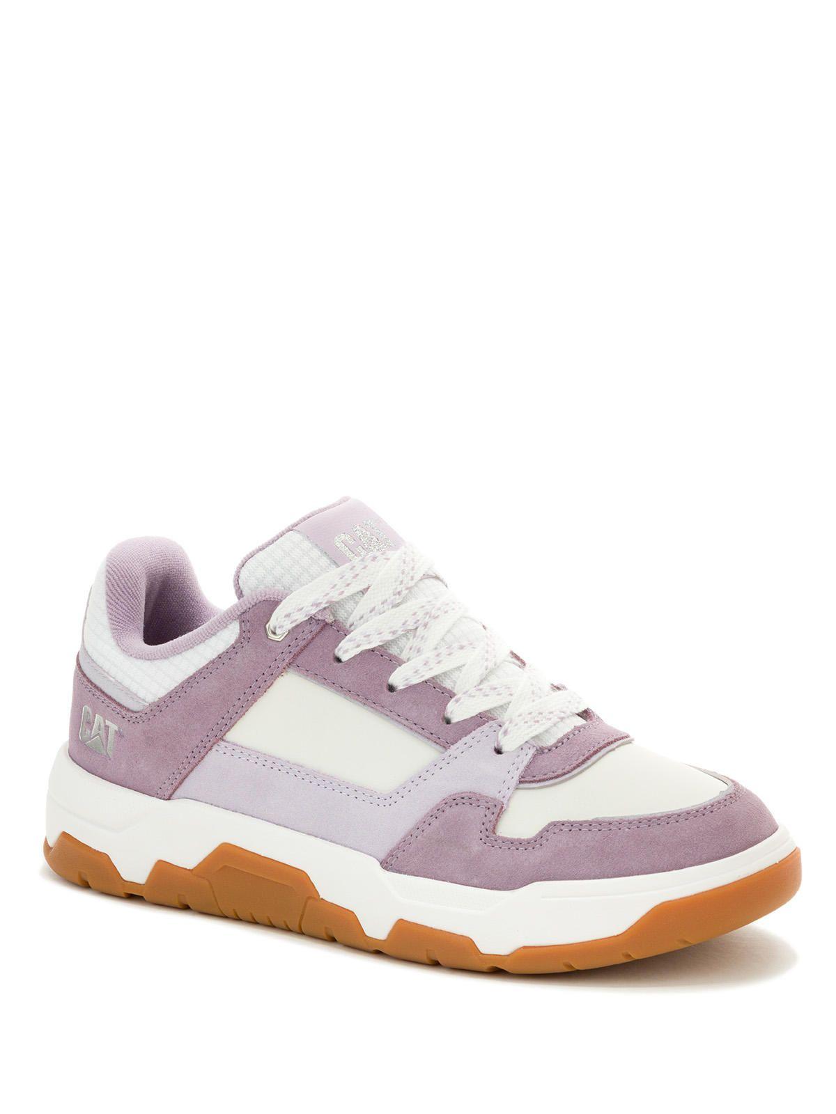 Zapatilla Cuero Mujer Script Lila-0