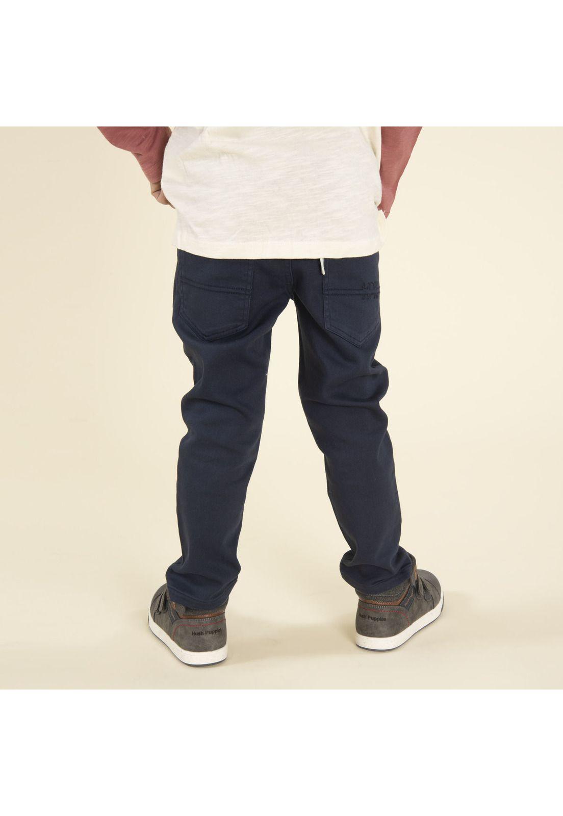 Pantalón Niño Basic Azul-1