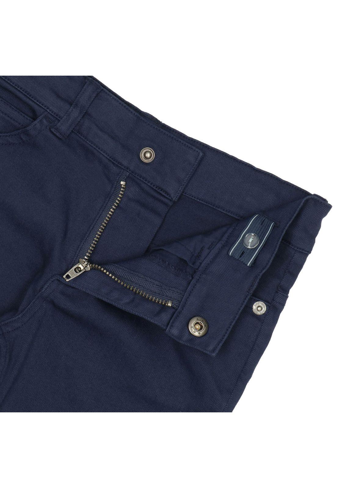Pantalón Niño Basic Azul-4