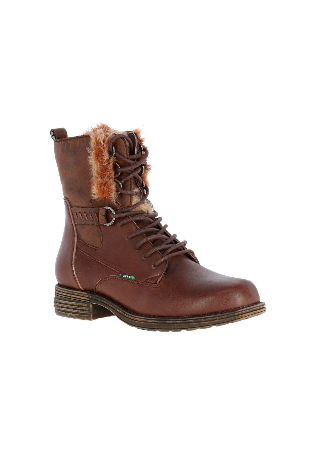 Botin Cuero Zoe Chocolate Chip-0
