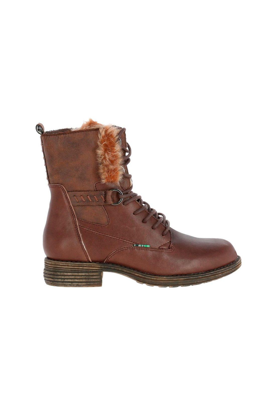 Botin Cuero Zoe Chocolate Chip-3