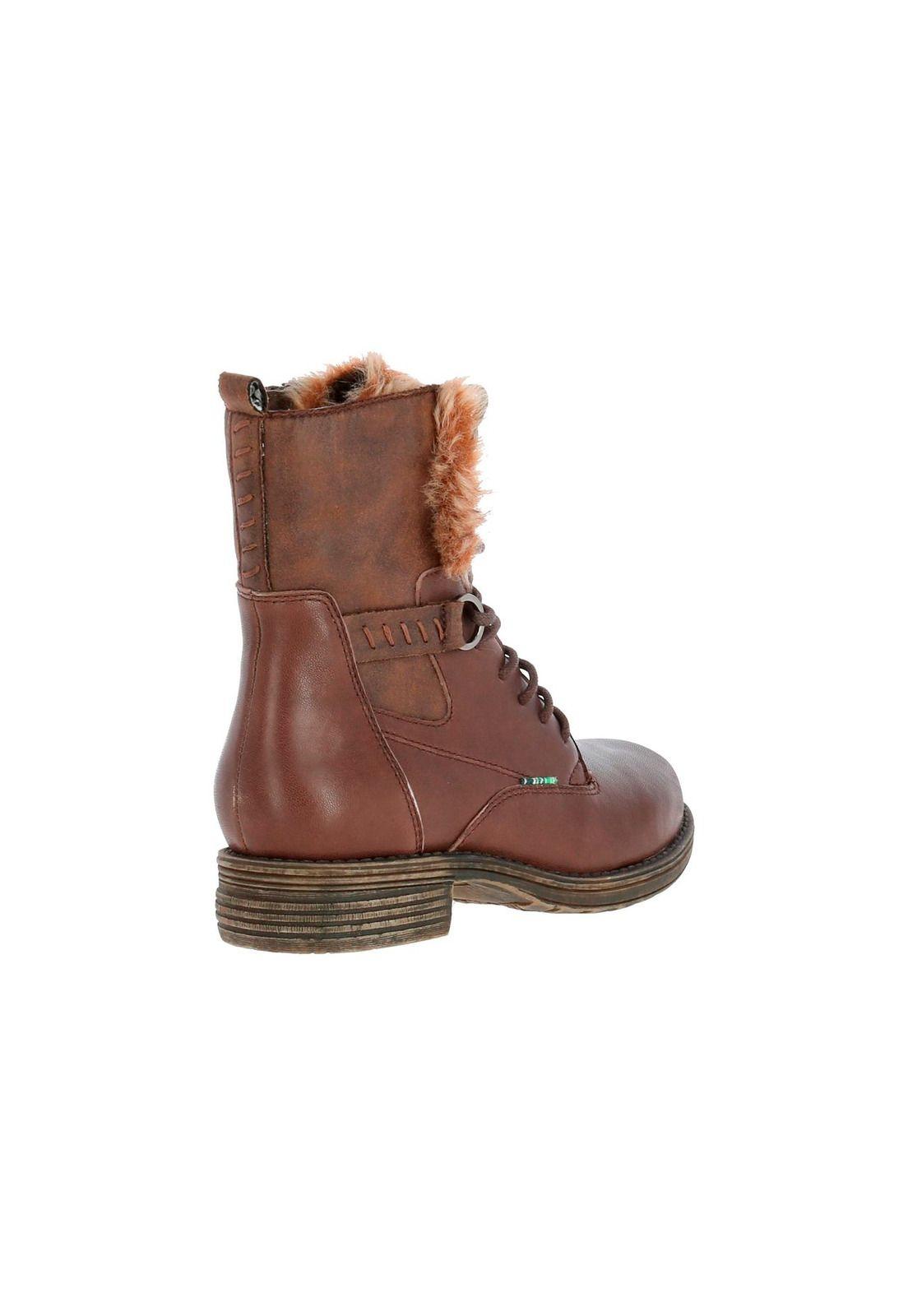 Botin Cuero Zoe Chocolate Chip-4