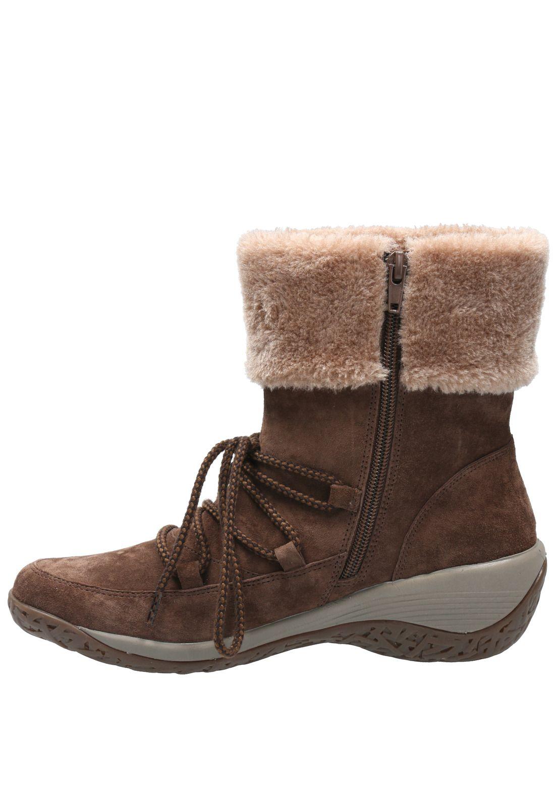 Botin Cuero Mujer Olga Café-5