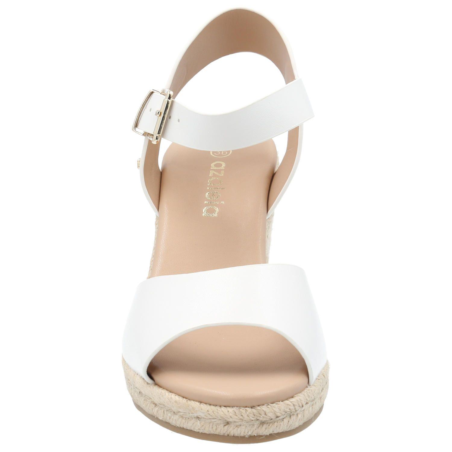 Sandalia Mujer Blu Blanco-2