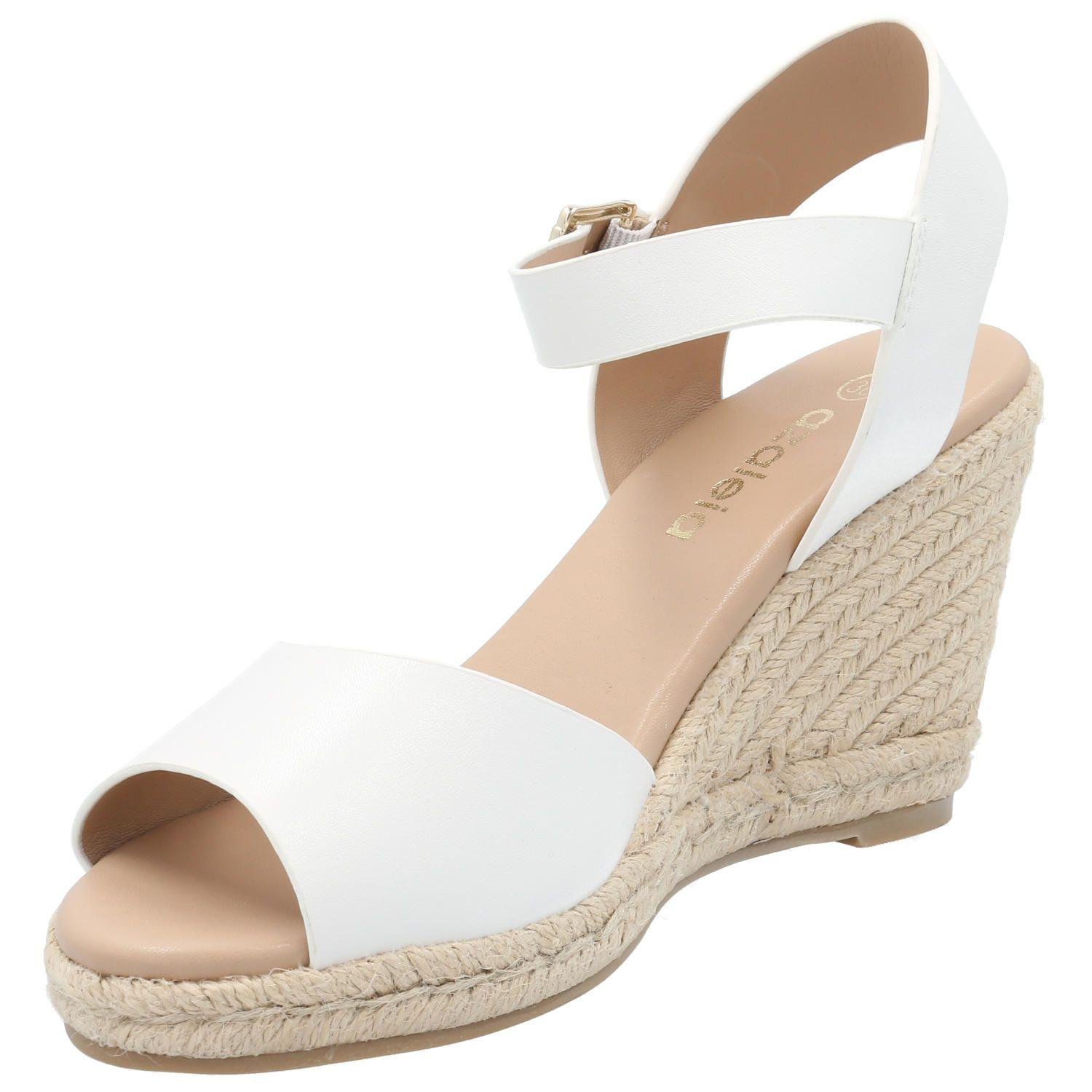 Sandalia Mujer Blu Blanco-3