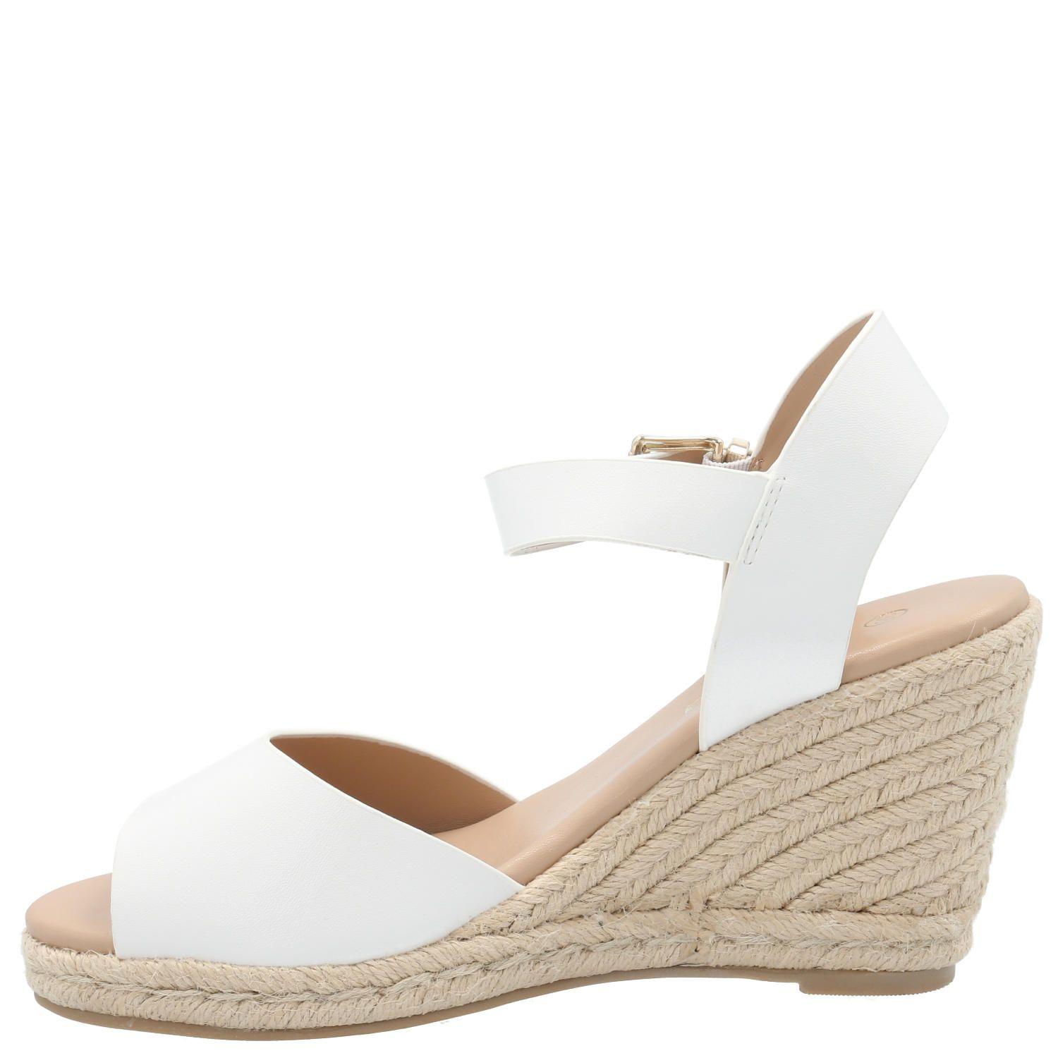 Sandalia Mujer Blu Blanco-4