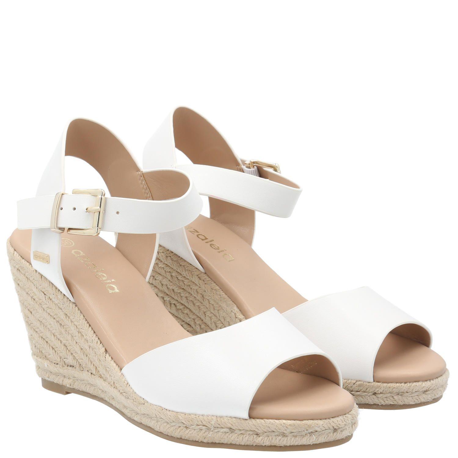 Sandalia Mujer Blu Blanco-6