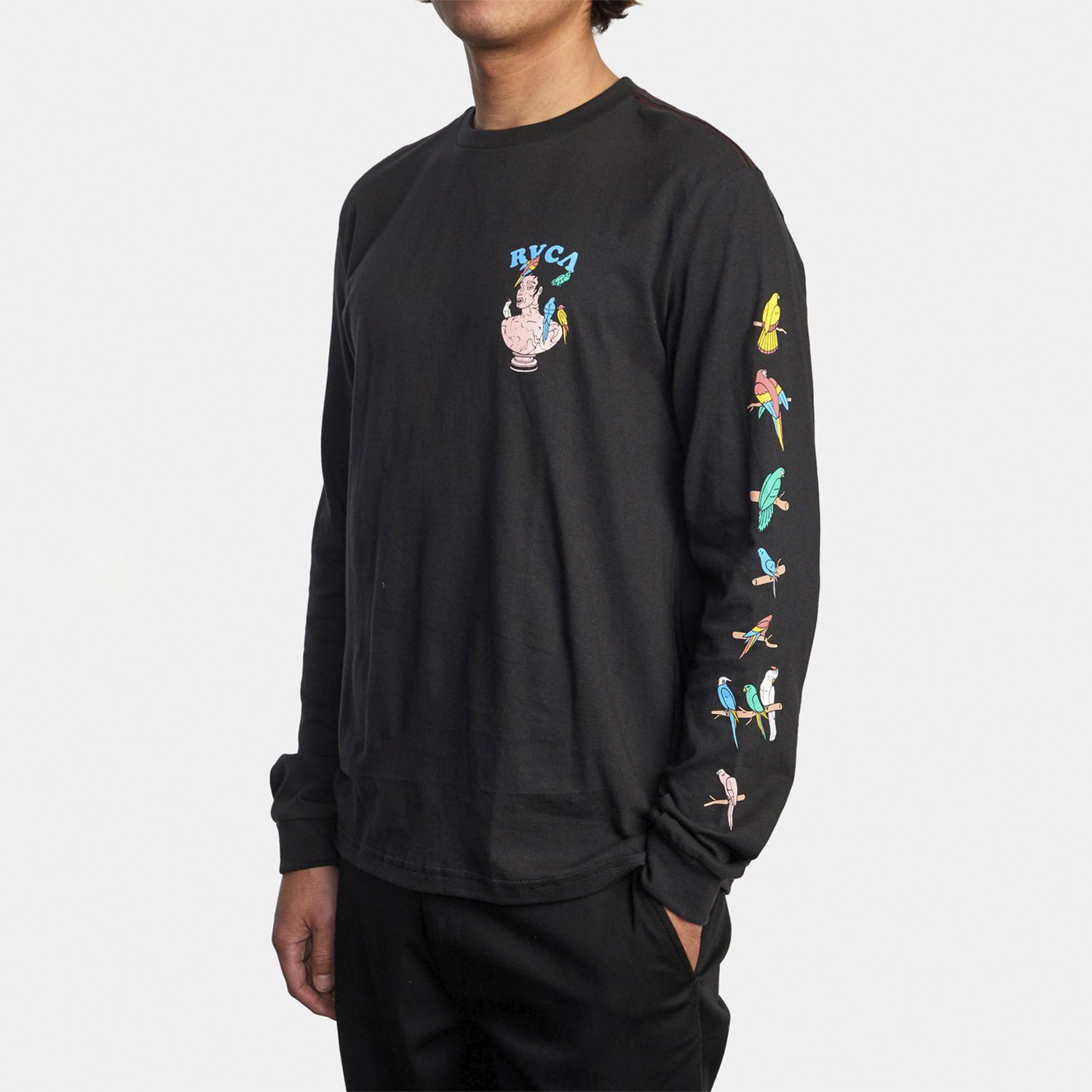 Polera M/L Hombre Parrot Ice Negro-2