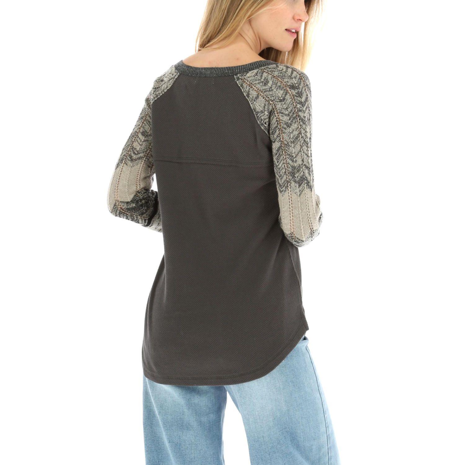 Polera Mujer Acrílico Sahara Café-1