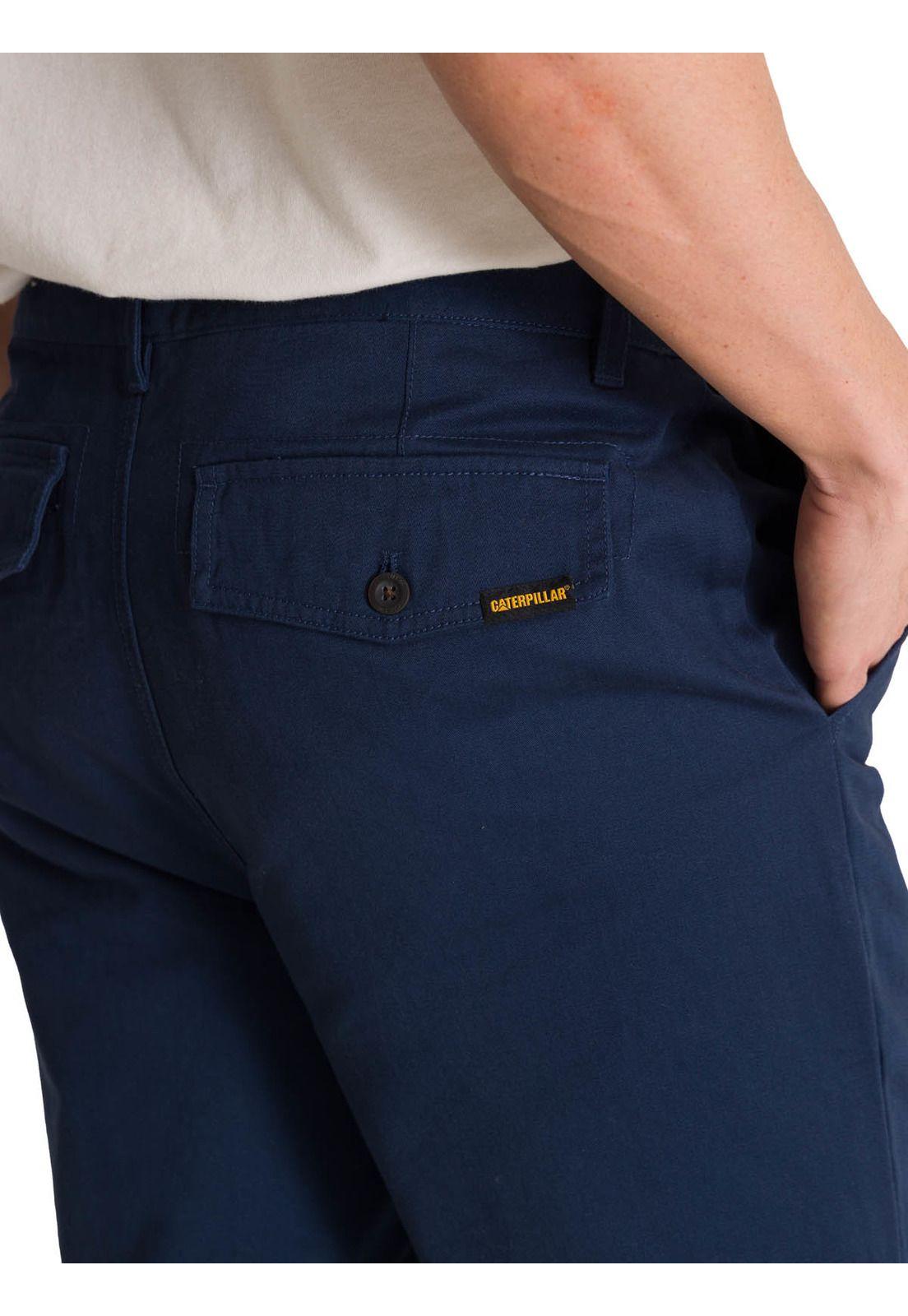 Pantalón Hombre Straight Chino Azul-6