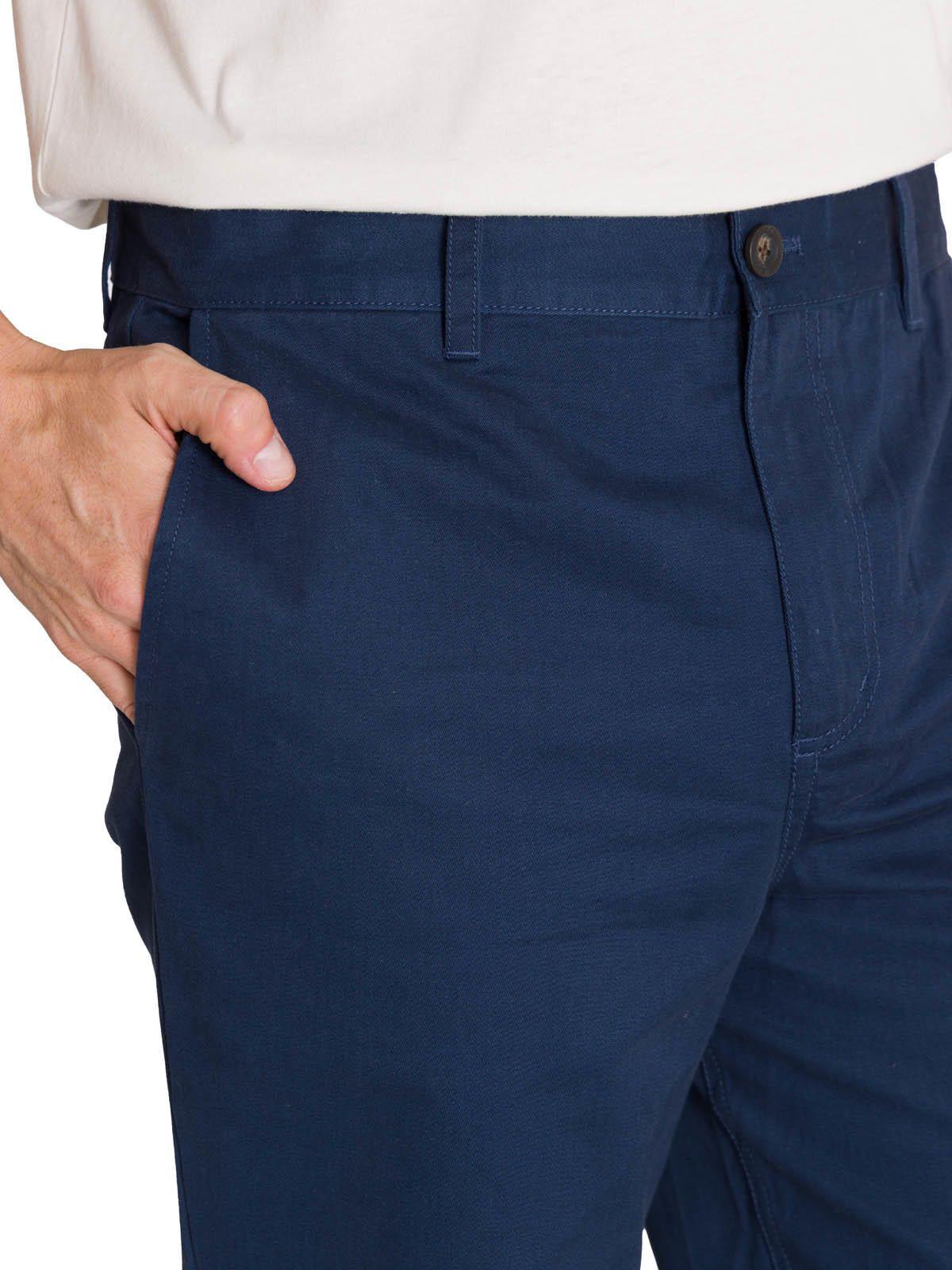 Pantalón Hombre Straight Chino Azul-5