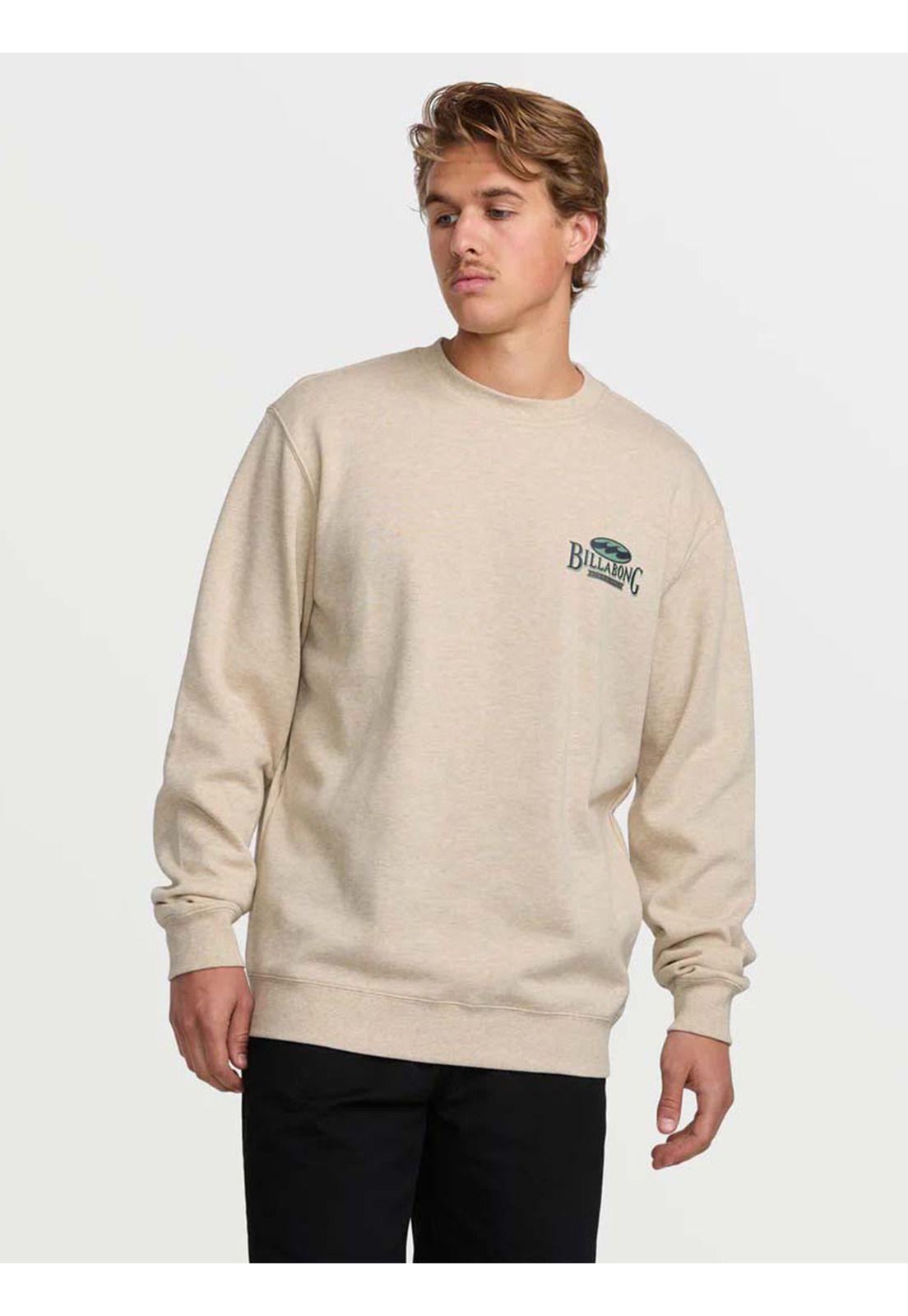 Polerón Hombre Short Sands Crew Beige Billabong-0