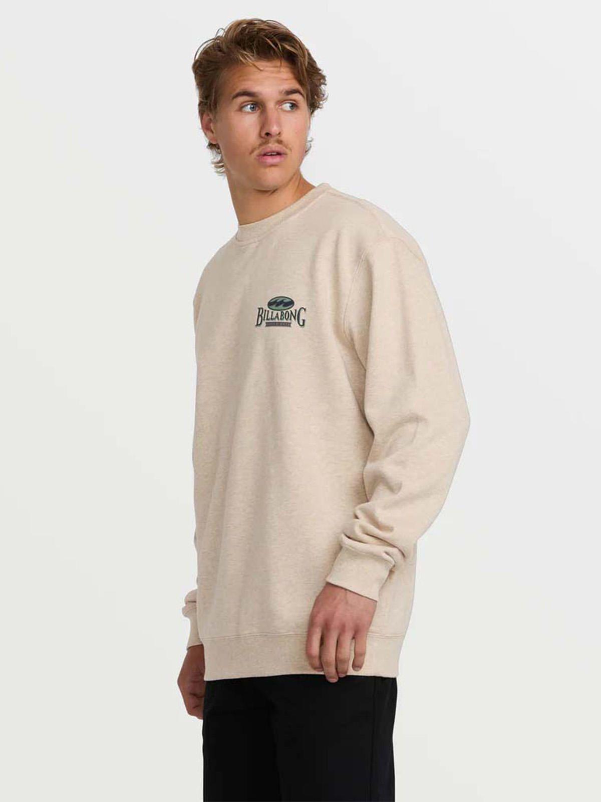 Polerón Hombre Short Sands Crew Beige Billabong-3