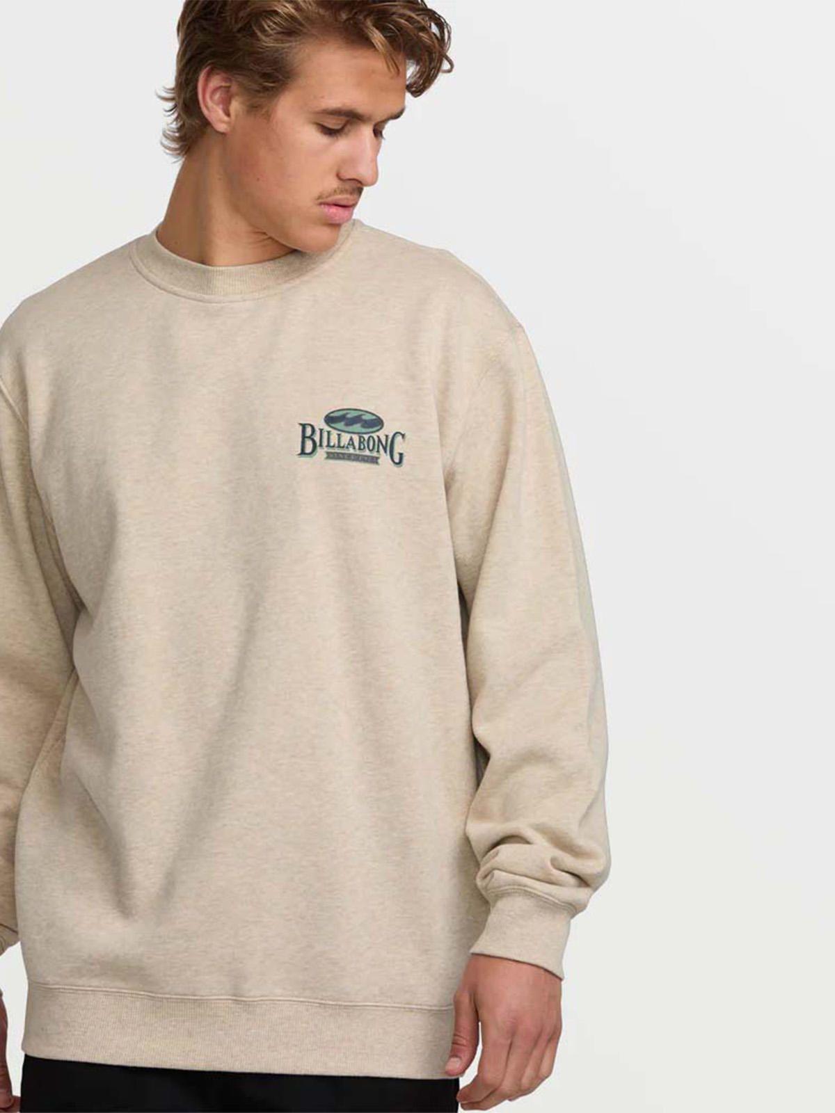 Polerón Hombre Short Sands Crew Beige Billabong-4