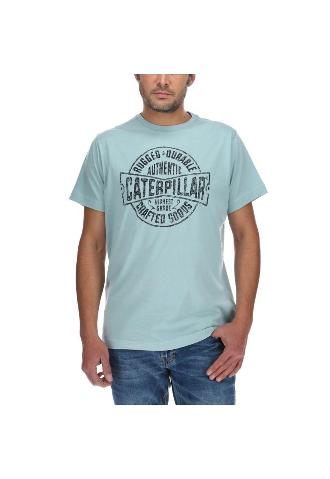 Polera Mc Hombre Rugged Craft Tee Azul-0