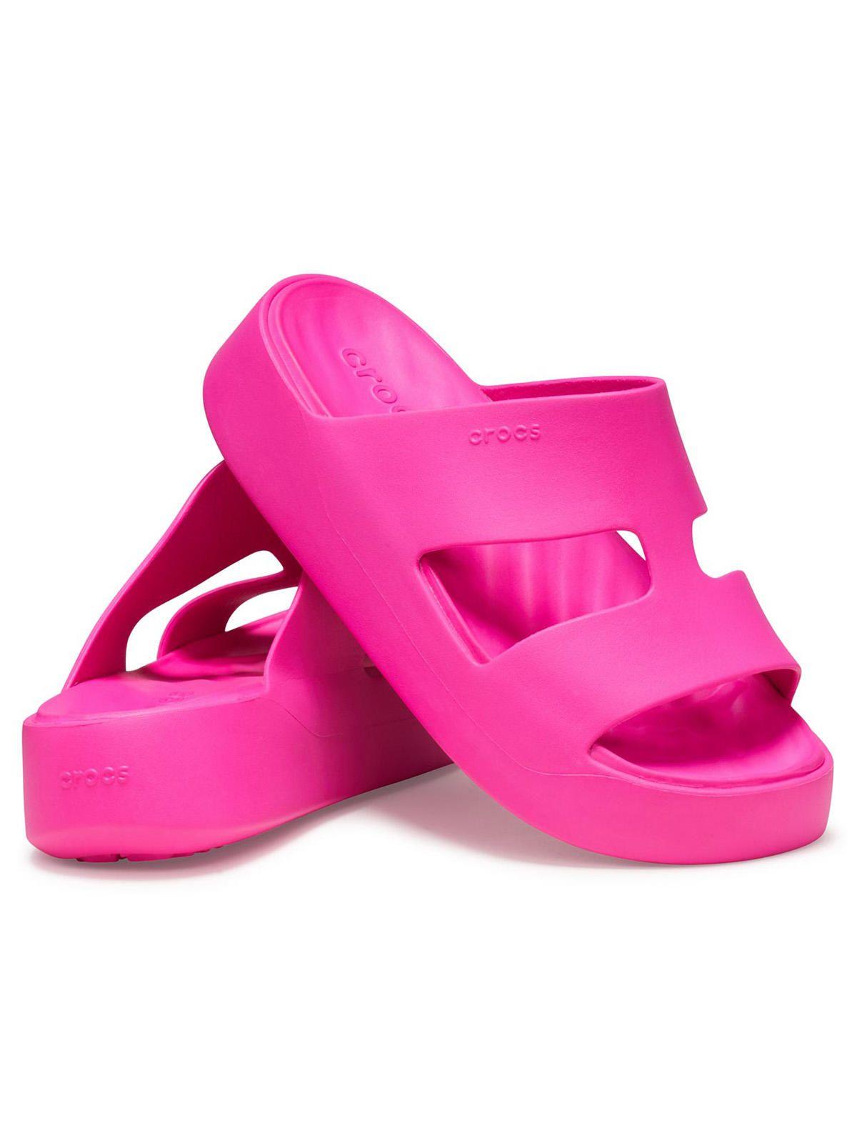 Sandalia Crocs Mujer Getaway Pltr H-Strap Rosado-3