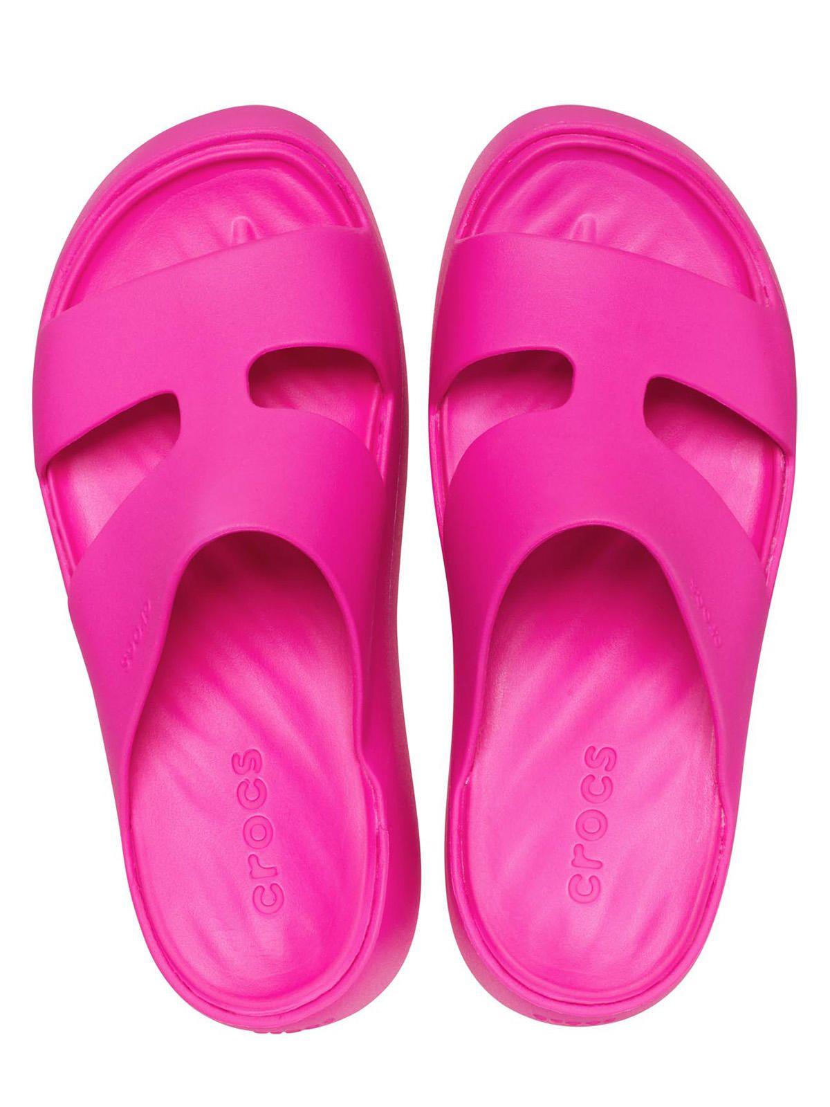 Sandalia Crocs Mujer Getaway Pltr H-Strap Rosado-4