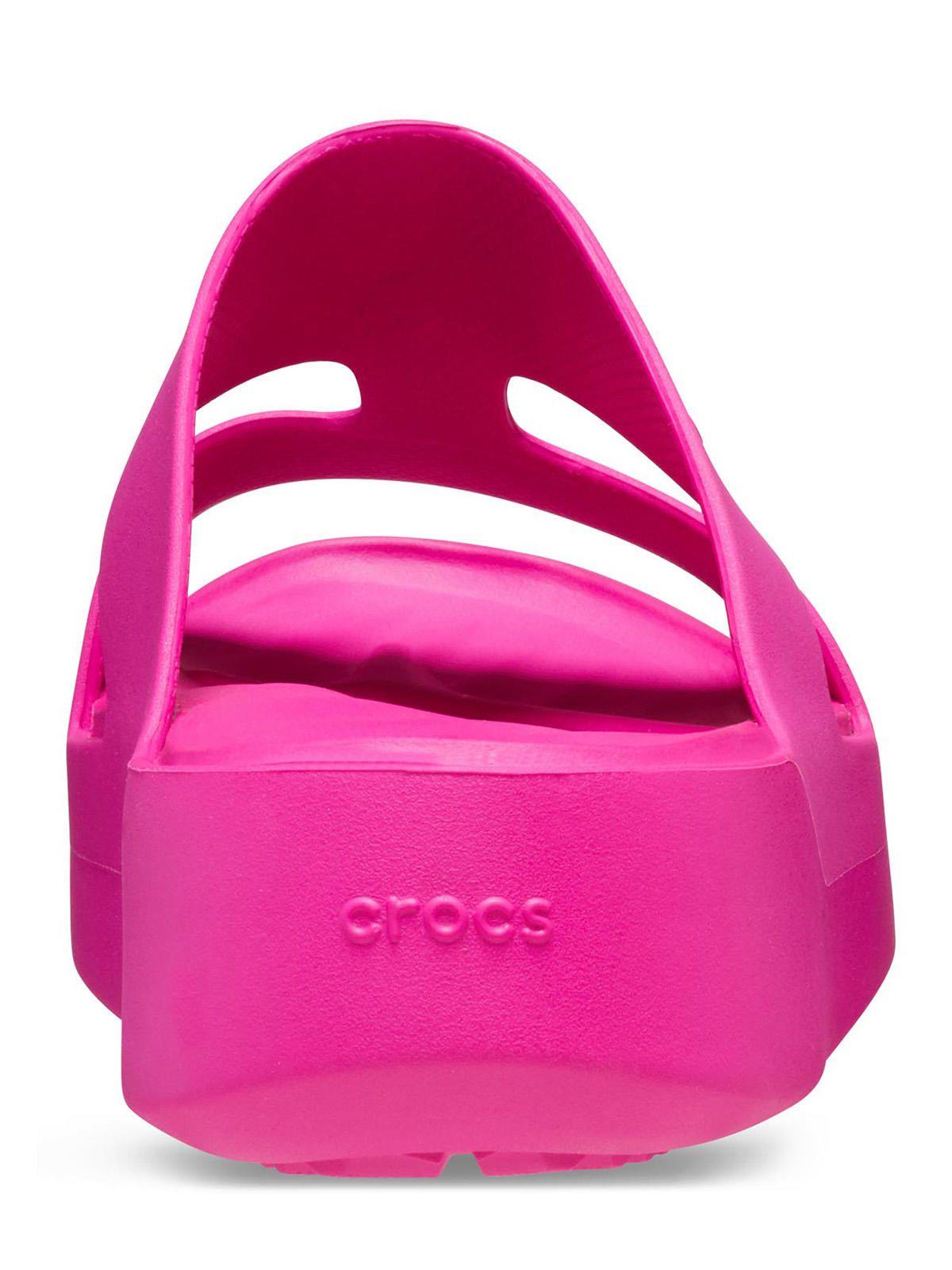 Sandalia Crocs Mujer Getaway Pltr H-Strap Rosado-7