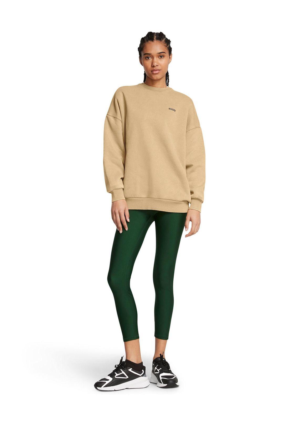 Polerón Oversize Icon Fleece mujer Café-5