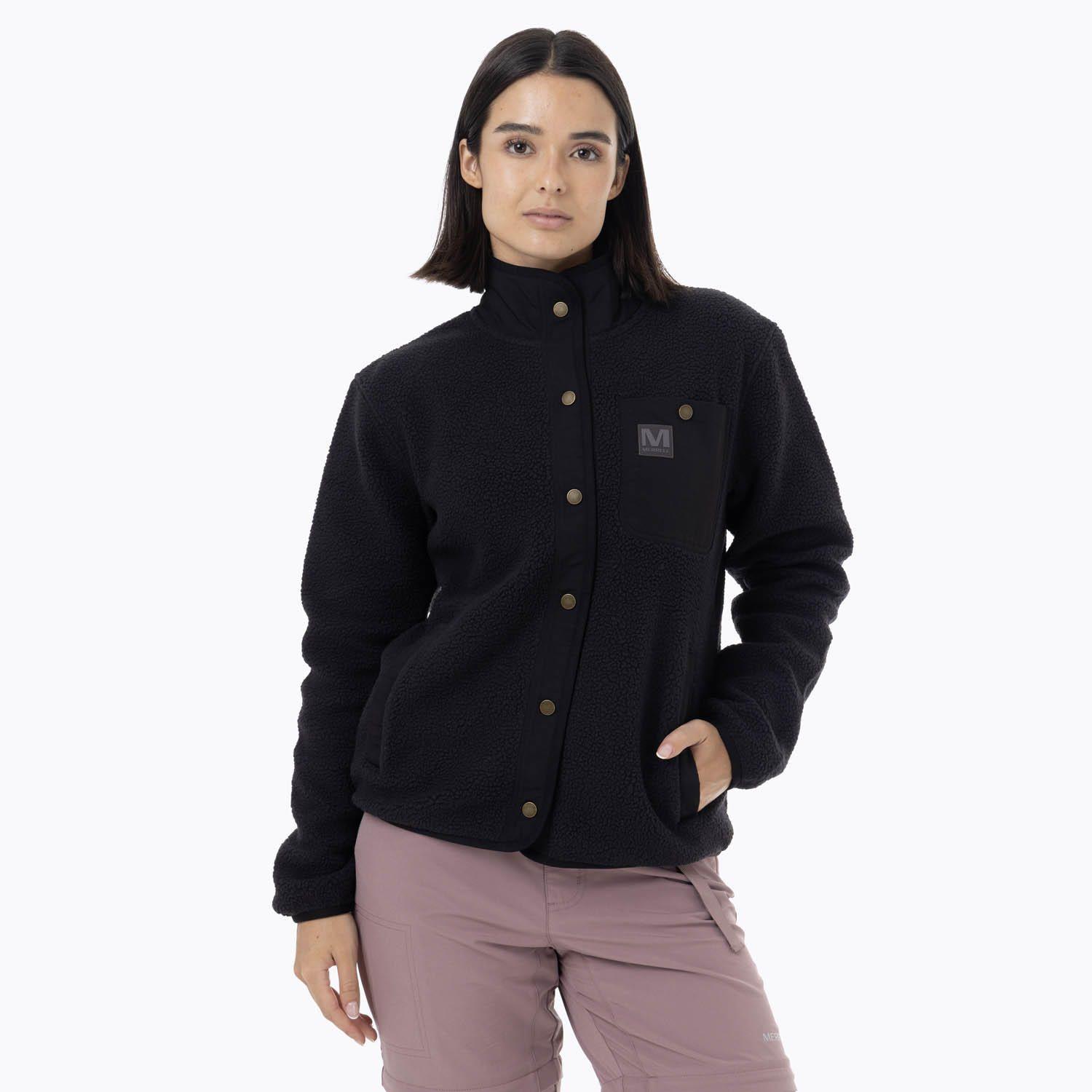 Polar Mujer Sherpa Negro-0